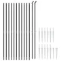 Wire fence with anchor spikes anthracite gray 1.6x25 m by vidaXL, fence panels - Ref: Foro24-154284, Price: 203,84 €, Discoun...