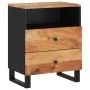 Mesita de noche madera acacia madera contrachapada 50x33x62 cm de vidaXL, Mesitas de noche - Ref: Foro24-350665, Precio: 124,...