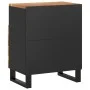 Mesita de noche madera acacia madera contrachapada 50x33x62 cm de vidaXL, Mesitas de noche - Ref: Foro24-350665, Precio: 124,...
