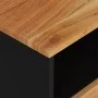 Mesita de noche madera acacia madera contrachapada 50x33x62 cm de vidaXL, Mesitas de noche - Ref: Foro24-350665, Precio: 124,...