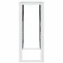 Stainless steel and glass console table 110x30x70 cm by vidaXL, Side tables - Ref: Foro24-350025, Price: 197,41 €, Discount: %