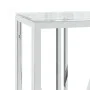 Stainless steel and glass console table 110x30x70 cm by vidaXL, Side tables - Ref: Foro24-350025, Price: 197,41 €, Discount: %