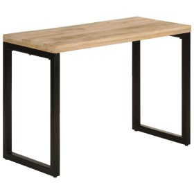Solid mango wood dining table 110x50x76 cm by vidaXL, Kitchen and dining tables - Ref: Foro24-350679, Price: 225,98 €, Discou...