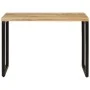 Mesa de comedor madera maciza de mango 110x50x76 cm de vidaXL, Mesas de cocina y de comedor - Ref: Foro24-350679, Precio: 221...