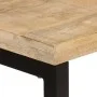 Mesa de comedor madera maciza de mango 110x50x76 cm de vidaXL, Mesas de cocina y de comedor - Ref: Foro24-350679, Precio: 221...