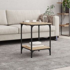 Mesa de centro madera de ingeniería roble Sonoma 40x40x55 cm de vidaXL, Mesas de centro - Ref: Foro24-832824, Precio: 39,26 €...