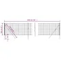 Cerca de alambre de acero galvanizado verde 1x10 m de vidaXL, Paneles de vallas - Ref: Foro24-154081, Precio: 73,19 €, Descue...