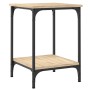 Couchtisch aus Sonoma-Eichenholzwerkstoff, 40 x 40 x 55 cm von vidaXL, Couchtisch - Ref: Foro24-832824, Preis: 39,26 €, Rabat...
