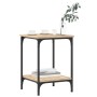Couchtisch aus Sonoma-Eichenholzwerkstoff, 40 x 40 x 55 cm von vidaXL, Couchtisch - Ref: Foro24-832824, Preis: 39,26 €, Rabat...