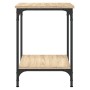 Couchtisch aus Sonoma-Eichenholzwerkstoff, 40 x 40 x 55 cm von vidaXL, Couchtisch - Ref: Foro24-832824, Preis: 39,26 €, Rabat...