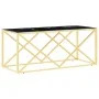 Couchtisch aus Edelstahl und Glas, 110 x 45 x 45 cm von vidaXL, Couchtisch - Ref: Foro24-349964, Preis: 155,55 €, Rabatt: %