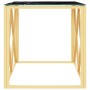 Stainless steel and glass coffee table 110x45x45 cm by vidaXL, Coffee table - Ref: Foro24-349964, Price: 157,99 €, Discount: %