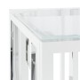 Stainless steel and glass coffee table 110x45x45 cm by vidaXL, Coffee table - Ref: Foro24-350049, Price: 161,95 €, Discount: %
