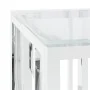 Stainless steel and glass coffee table 110x45x45 cm by vidaXL, Coffee table - Ref: Foro24-350049, Price: 159,72 €, Discount: %