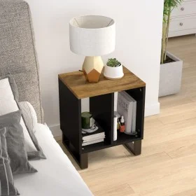 Solid mango wood and technological auxiliary table 40x31x46 cm by vidaXL, Nightstands - Ref: Foro24-350647, Price: 36,48 €, D...