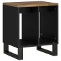 Beistelltisch aus Massivholz Mango und Technologie 40x31x46 cm von vidaXL, Nachttische - Ref: Foro24-350647, Preis: 36,40 €, ...
