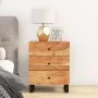 Mesita de noche madera acacia madera contrachapada 50x33x62 cm de vidaXL, Mesitas de noche - Ref: Foro24-350661, Precio: 166,...