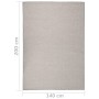 Alfombra de exterior de tejido plano gris taupe 140x200 cm de vidaXL, Alfombras - Ref: Foro24-340782, Precio: 54,27 €, Descue...