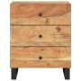 Mesita de noche madera acacia madera contrachapada 50x33x62 cm de vidaXL, Mesitas de noche - Ref: Foro24-350661, Precio: 169,...