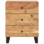 Mesita de noche madera acacia madera contrachapada 50x33x62 cm de vidaXL, Mesitas de noche - Ref: Foro24-350661, Precio: 166,...