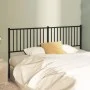 Kopfteil aus schwarzem Metall, 160 cm von vidaXL, Kopf- und Fußteile - Ref: Foro24-350899, Preis: 36,28 €, Rabatt: %
