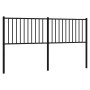 Kopfteil aus schwarzem Metall, 160 cm von vidaXL, Kopf- und Fußteile - Ref: Foro24-350899, Preis: 36,92 €, Rabatt: %