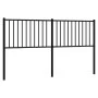 Kopfteil aus schwarzem Metall, 160 cm von vidaXL, Kopf- und Fußteile - Ref: Foro24-350899, Preis: 36,28 €, Rabatt: %