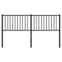Kopfteil aus schwarzem Metall, 160 cm von vidaXL, Kopf- und Fußteile - Ref: Foro24-350899, Preis: 36,92 €, Rabatt: %