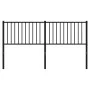 Kopfteil aus schwarzem Metall, 160 cm von vidaXL, Kopf- und Fußteile - Ref: Foro24-350899, Preis: 36,28 €, Rabatt: %