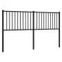 Kopfteil aus schwarzem Metall, 160 cm von vidaXL, Kopf- und Fußteile - Ref: Foro24-350899, Preis: 36,28 €, Rabatt: %