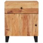 Mesita de noche madera acacia madera contrachapada 50x33x60 cm de vidaXL, Mesitas de noche - Ref: Foro24-350657, Precio: 96,9...