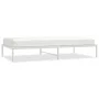 White metal bed frame 107x203 cm by vidaXL, Beds and slatted bases - Ref: Foro24-350909, Price: 67,93 €, Discount: %