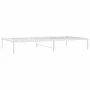 White metal bed frame 107x203 cm by vidaXL, Beds and slatted bases - Ref: Foro24-350909, Price: 67,93 €, Discount: %