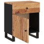 Mesita de noche madera acacia madera contrachapada 50x33x60 cm de vidaXL, Mesitas de noche - Ref: Foro24-350657, Precio: 96,9...