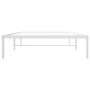 Bettgestell aus weißem Metall, 107 x 203 cm von vidaXL, Betten und Lattenroste - Ref: Foro24-350909, Preis: 69,07 €, Rabatt: %