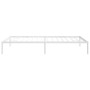 Bettgestell aus weißem Metall, 107 x 203 cm von vidaXL, Betten und Lattenroste - Ref: Foro24-350909, Preis: 69,07 €, Rabatt: %