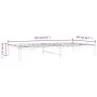 Bettgestell aus weißem Metall, 107 x 203 cm von vidaXL, Betten und Lattenroste - Ref: Foro24-350909, Preis: 67,92 €, Rabatt: %