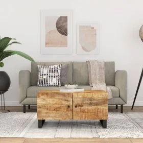 Solid mango wood and plywood coffee table 80x50x40 cm by vidaXL, Coffee table - Ref: Foro24-350636, Price: 74,64 €, Discount: %