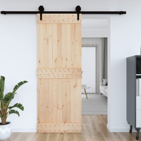 NARVIK-Tür aus massivem Kiefernholz, 85 x 210 cm von vidaXL, Türen - Ref: Foro24-154432, Preis: 117,59 €, Rabatt: %