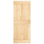 NARVIK-Tür aus massivem Kiefernholz, 85 x 210 cm von vidaXL, Türen - Ref: Foro24-154432, Preis: 117,59 €, Rabatt: %
