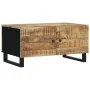 Solid mango wood and plywood coffee table 80x50x40 cm by vidaXL, Coffee table - Ref: Foro24-350636, Price: 74,64 €, Discount: %