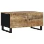 Solid mango wood and plywood coffee table 80x50x40 cm by vidaXL, Coffee table - Ref: Foro24-350636, Price: 74,64 €, Discount: %