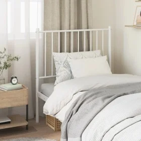 White metal headboard 80 cm by vidaXL, Headboards and footboards - Ref: Foro24-350958, Price: 21,22 €, Discount: %