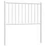 Kopfteil aus weißem Metall, 80 cm von vidaXL, Kopf- und Fußteile - Ref: Foro24-350958, Preis: 21,22 €, Rabatt: %