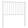 Kopfteil aus weißem Metall, 80 cm von vidaXL, Kopf- und Fußteile - Ref: Foro24-350958, Preis: 21,59 €, Rabatt: %