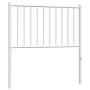 Kopfteil aus weißem Metall, 80 cm von vidaXL, Kopf- und Fußteile - Ref: Foro24-350958, Preis: 21,22 €, Rabatt: %