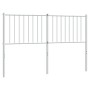 Kopfteil aus weißem Metall, 140 cm von vidaXL, Kopf- und Fußteile - Ref: Foro24-350964, Preis: 32,94 €, Rabatt: %