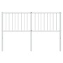 Kopfteil aus weißem Metall, 140 cm von vidaXL, Kopf- und Fußteile - Ref: Foro24-350964, Preis: 32,94 €, Rabatt: %