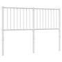 Kopfteil aus weißem Metall, 140 cm von vidaXL, Kopf- und Fußteile - Ref: Foro24-350964, Preis: 32,37 €, Rabatt: %