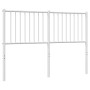 Kopfteil aus weißem Metall, 140 cm von vidaXL, Kopf- und Fußteile - Ref: Foro24-350964, Preis: 32,94 €, Rabatt: %